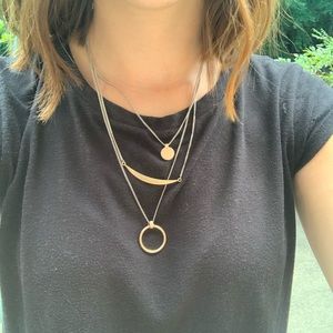 layered necklace